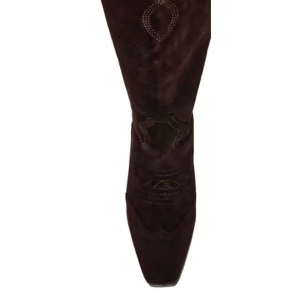 Steve Madden Dollie Boots Brown Suede Knee High Size 8 - Picture 3 of 3